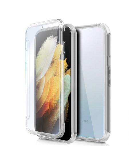 Funda COOL Silicona 3D para Samsung G998 Galaxy S21 Ultra (Transparente Frontal + Trasera) - Imagen 1