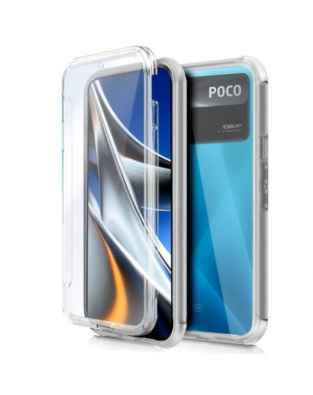 Funda COOL Silicona 3D para Xiaomi Poco X4 Pro 5G (Transparente Frontal + Trasera) - Imagen 1