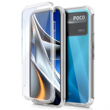 Funda COOL Silicona 3D para Xiaomi Poco X4 Pro 5G (Transparente Frontal + Trasera) - Imagen 1