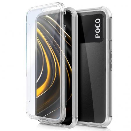 Funda COOL Silicona 3D para Xiaomi Pocophone M3 (Transparente Frontal + Trasera) - Imagen 1