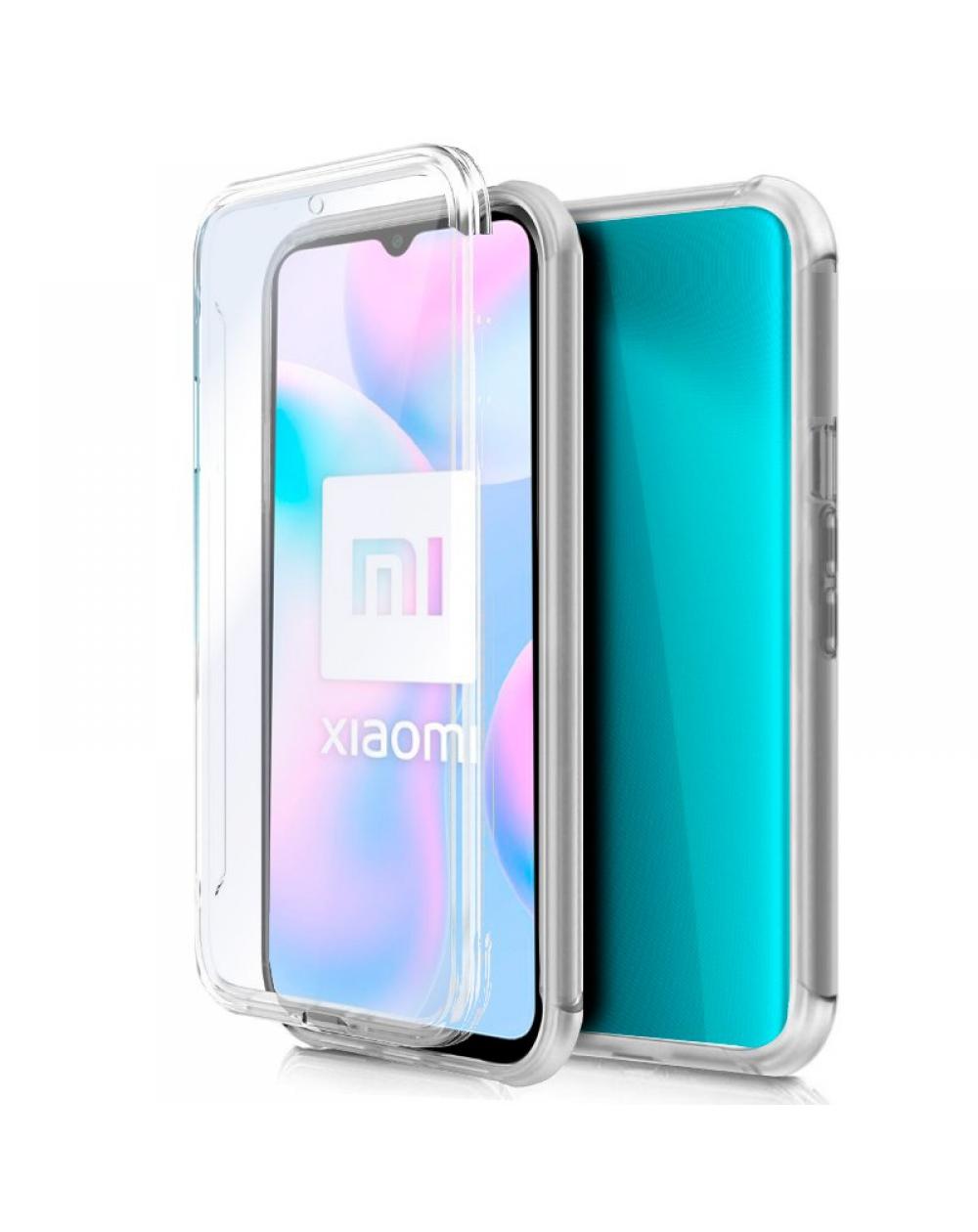 Funda COOL Silicona 3D para Xiaomi Redmi 9A / 9AT (Transparente Frontal + Trasera) - Imagen 1