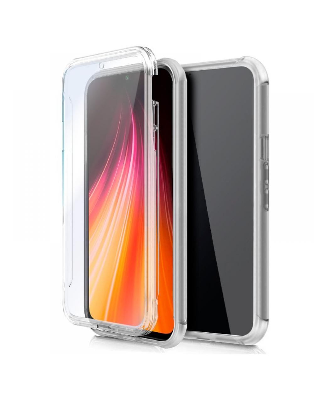 Funda COOL Silicona 3D para Xiaomi Redmi Note 8  / Note 8 (2021) (Transparente Frontal + Trasera) - Imagen 1