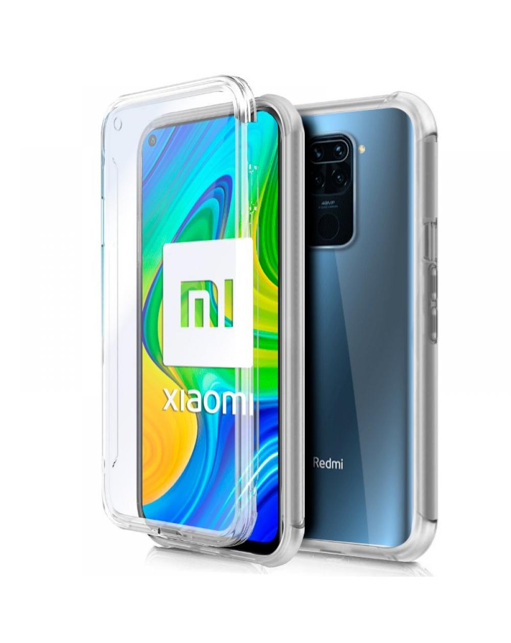 Funda COOL Silicona 3D para Xiaomi Redmi Note 9 (Transparente Frontal + Trasera) - Imagen 1