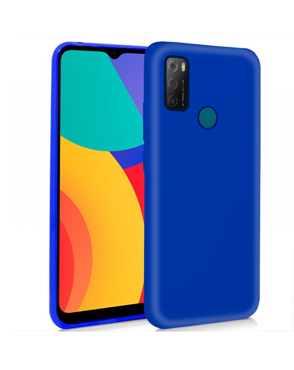 Funda COOL Silicona para Alcatel 1S (2021) / 3L (2021) (Azul) - Imagen 1