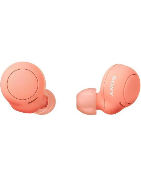 Auriculares Bluetooth Sony WF-C500 con estuche de carga/ Autonomía 5h/ Naranjas - Imagen 1