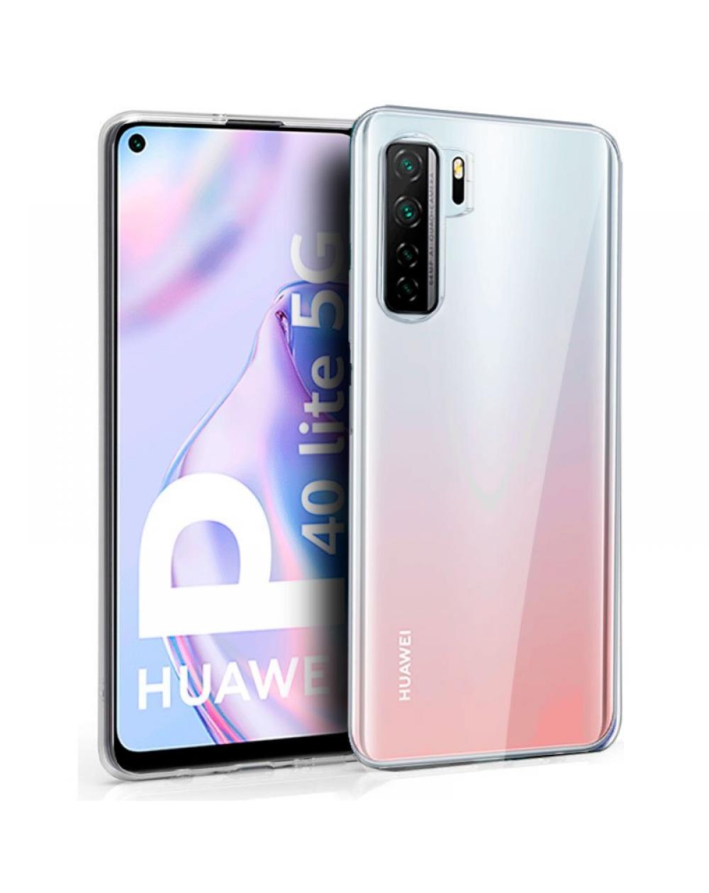 Funda COOL Silicona para Huawei P40 Lite 5G (Transparente) - Imagen 1