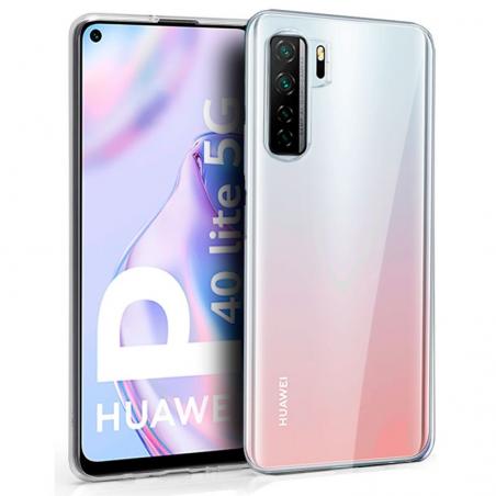 Funda COOL Silicona para Huawei P40 Lite 5G (Transparente) - Imagen 1