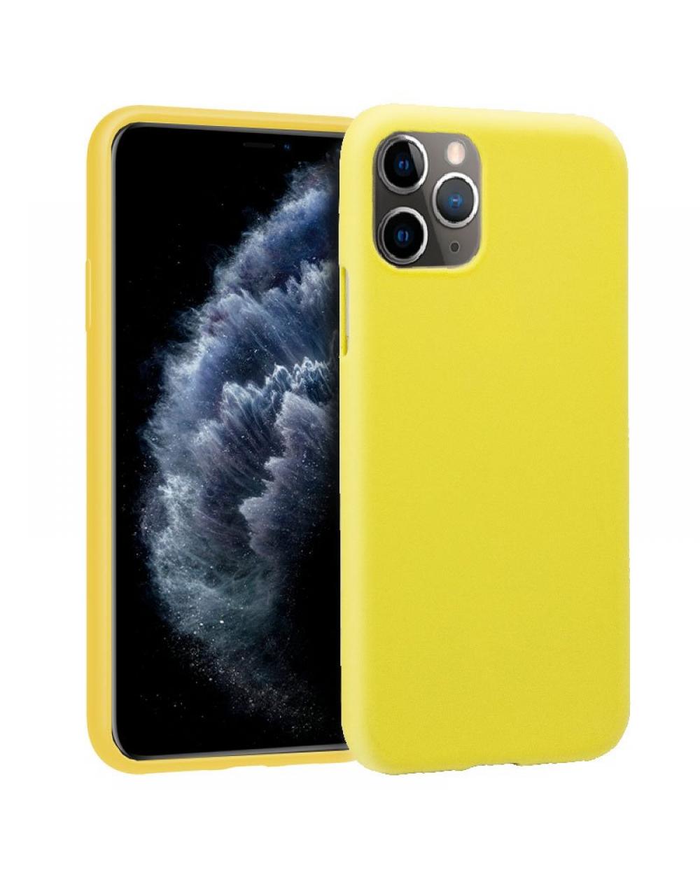 Funda COOL Silicona para iPhone 11 Pro (Amarillo) - Imagen 1