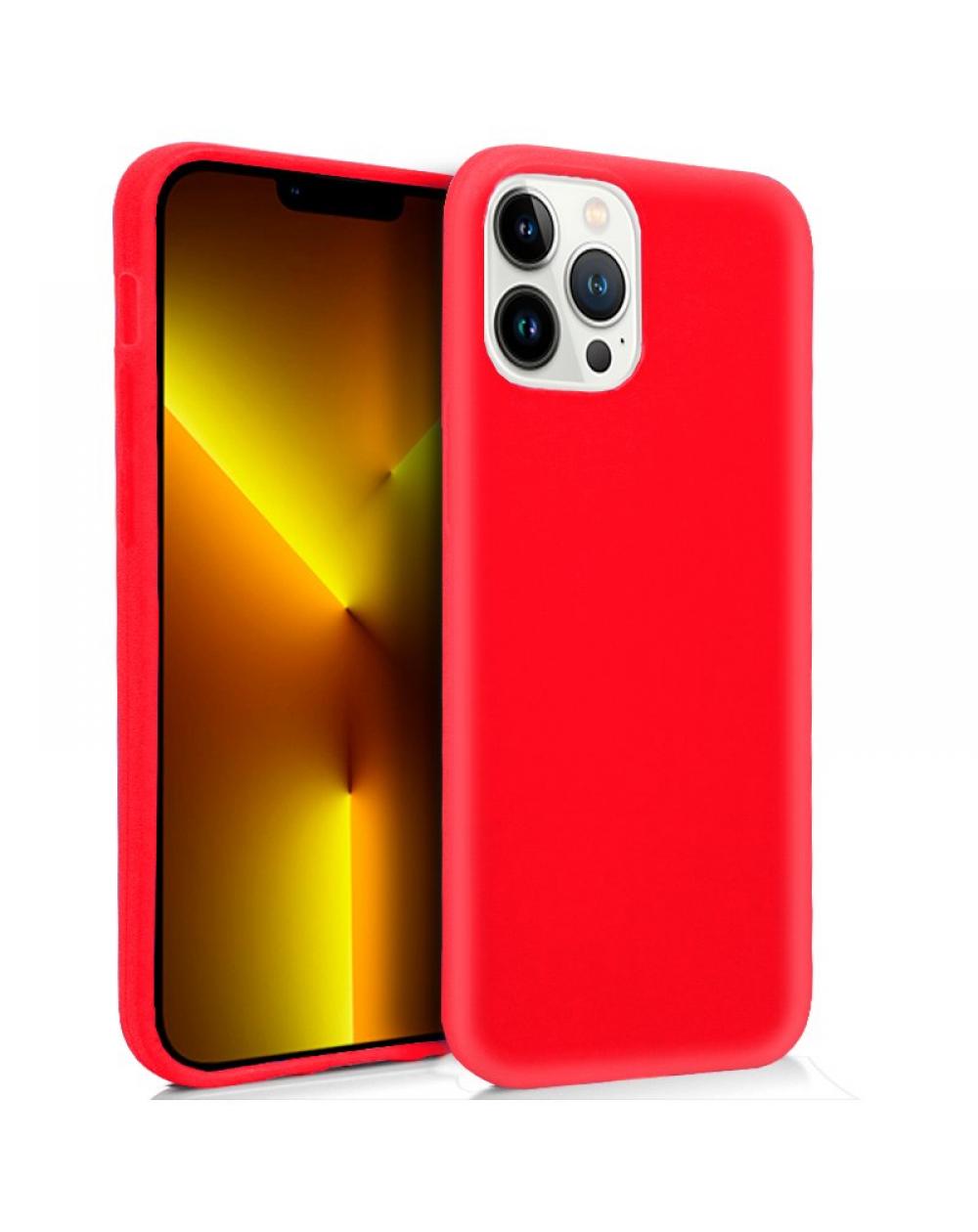 Funda COOL Silicona para iPhone 13 Pro Max (Rojo) - Imagen 1