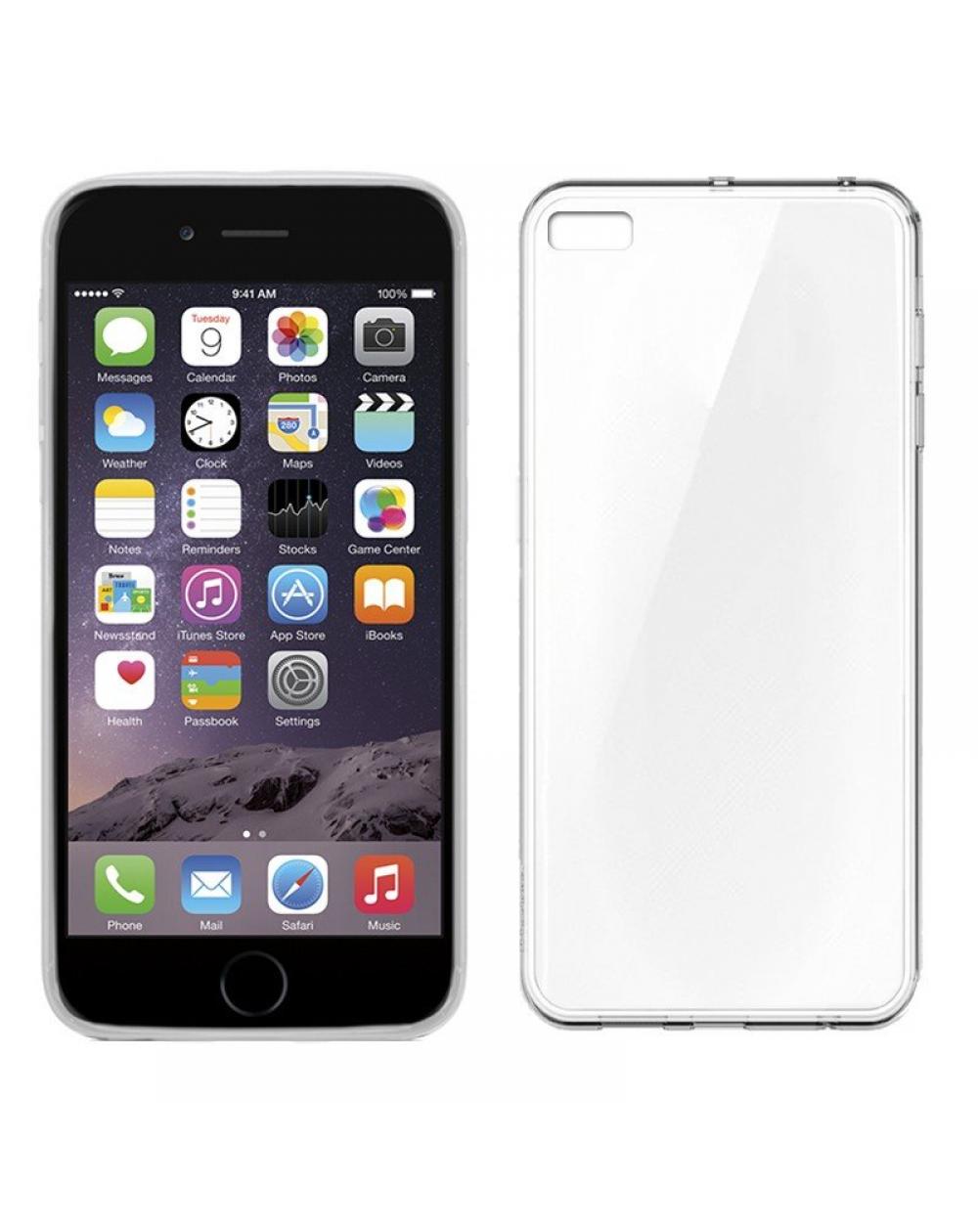 Funda COOL Silicona para iPhone 6 Plus / 6s Plus (Transparente) - Imagen 1