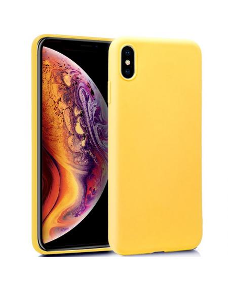 Funda COOL Silicona para iPhone XS Max (Amarillo) - Imagen 1