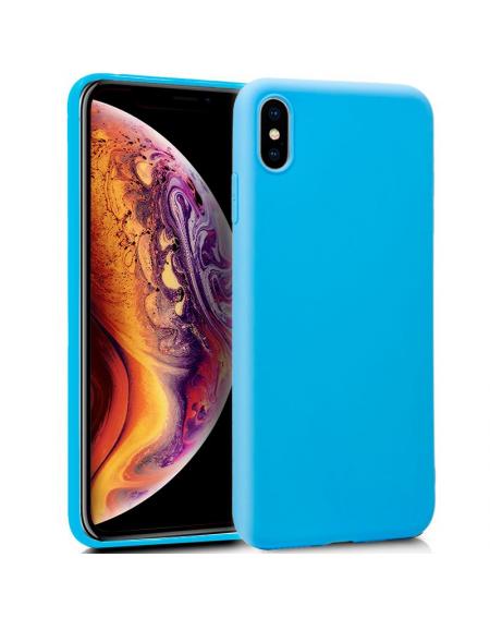 Funda COOL Silicona para iPhone XS Max (Celeste) - Imagen 1