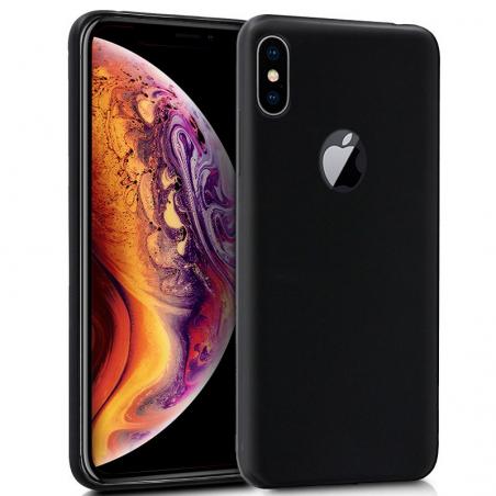 Funda COOL Silicona para iPhone XS Max (Negro) - Imagen 1