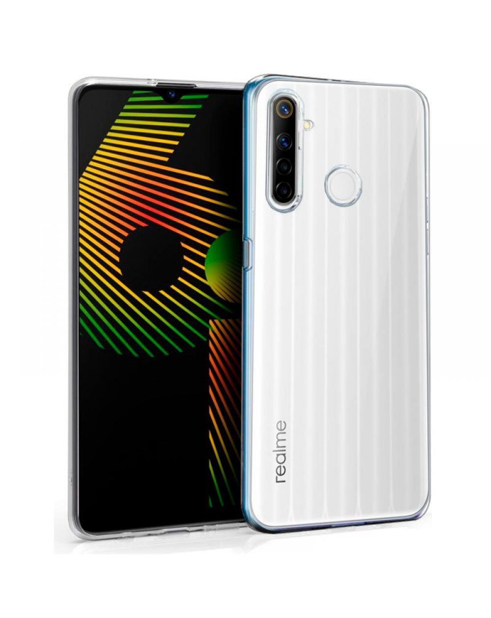 Funda COOL Silicona para Realme 6i (Transparente) - Imagen 1