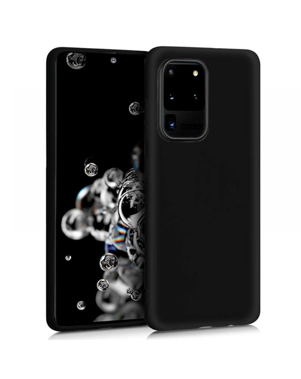 Funda COOL Silicona para Samsung G988 Galaxy S20 Ultra 5G (Negro) - Imagen 1