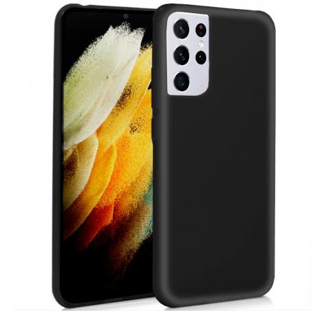 Funda COOL Silicona para Samsung G998 Galaxy S21 Ultra (Negro) - Imagen 1