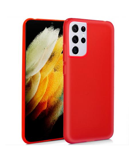 Funda COOL Silicona para Samsung G998 Galaxy S21 Ultra (Rojo) - Imagen 1