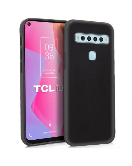 Funda COOL Silicona para TCL 10L (Negro) - Imagen 1