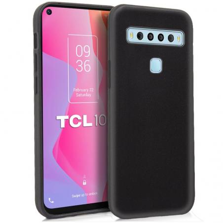 Funda COOL Silicona para TCL 10L (Negro) - Imagen 1