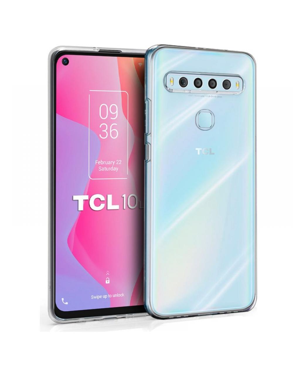 Funda COOL Silicona para TCL 10L (Transparente) - Imagen 1