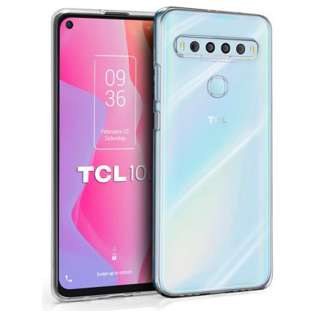 Funda COOL Silicona para TCL 10L (Transparente) - Imagen 1