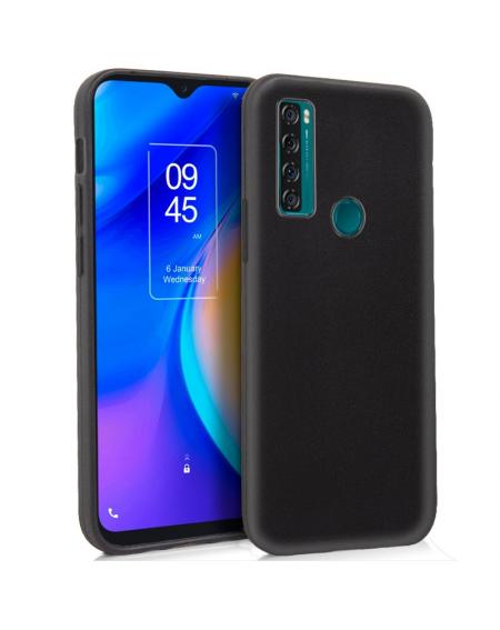 Funda COOL Silicona para TCL 20 SE (Negro) - Imagen 1