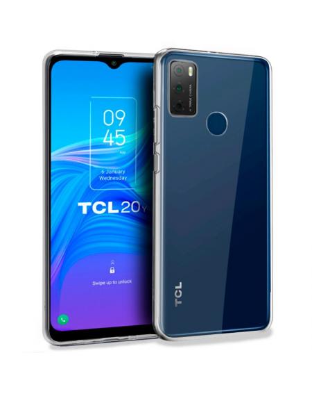 Funda COOL Silicona para TCL 20Y (Transparente) - Imagen 1