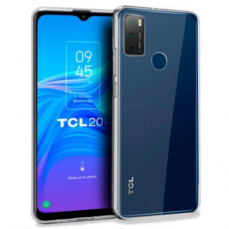 Funda COOL Silicona para TCL 20Y (Transparente) - Imagen 1