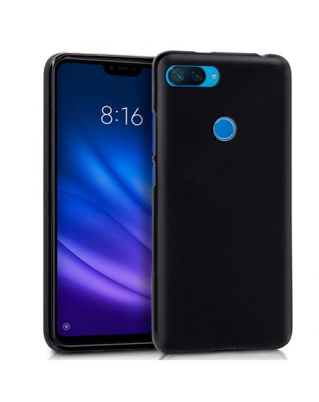 Funda COOL Silicona para Xiaomi Mi 8 Lite (Negro) - Imagen 1