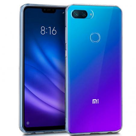 Funda COOL Silicona para Xiaomi Mi 8 Lite (Transparente) - Imagen 1