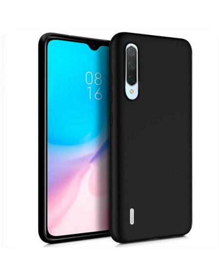 Funda COOL Silicona para Xiaomi Mi 9 Lite (Negro) - Imagen 1