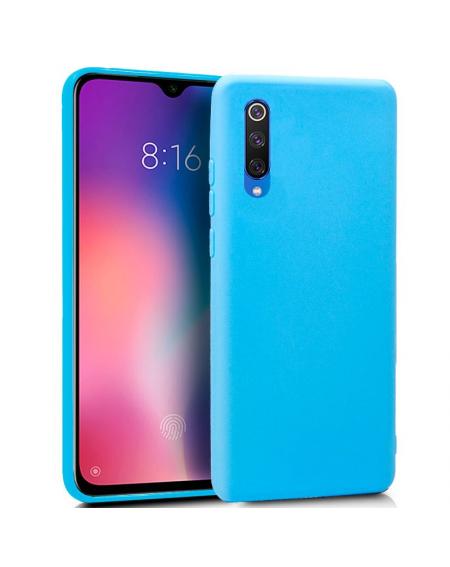 Funda COOL Silicona para Xiaomi Mi 9 SE (Celeste) - Imagen 1