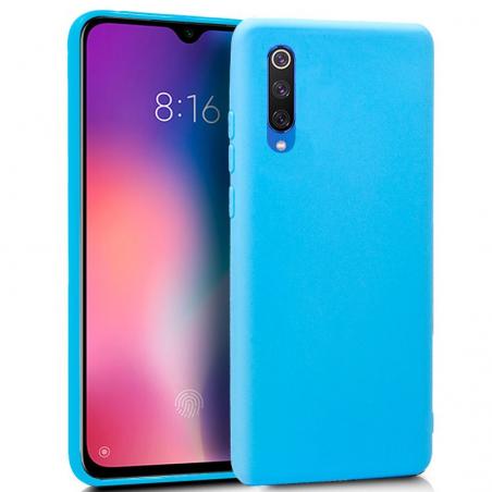 Funda COOL Silicona para Xiaomi Mi 9 SE (Celeste) - Imagen 1