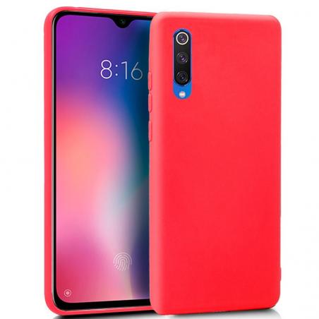 Funda COOL Silicona para Xiaomi Mi 9 SE (Rojo) - Imagen 1