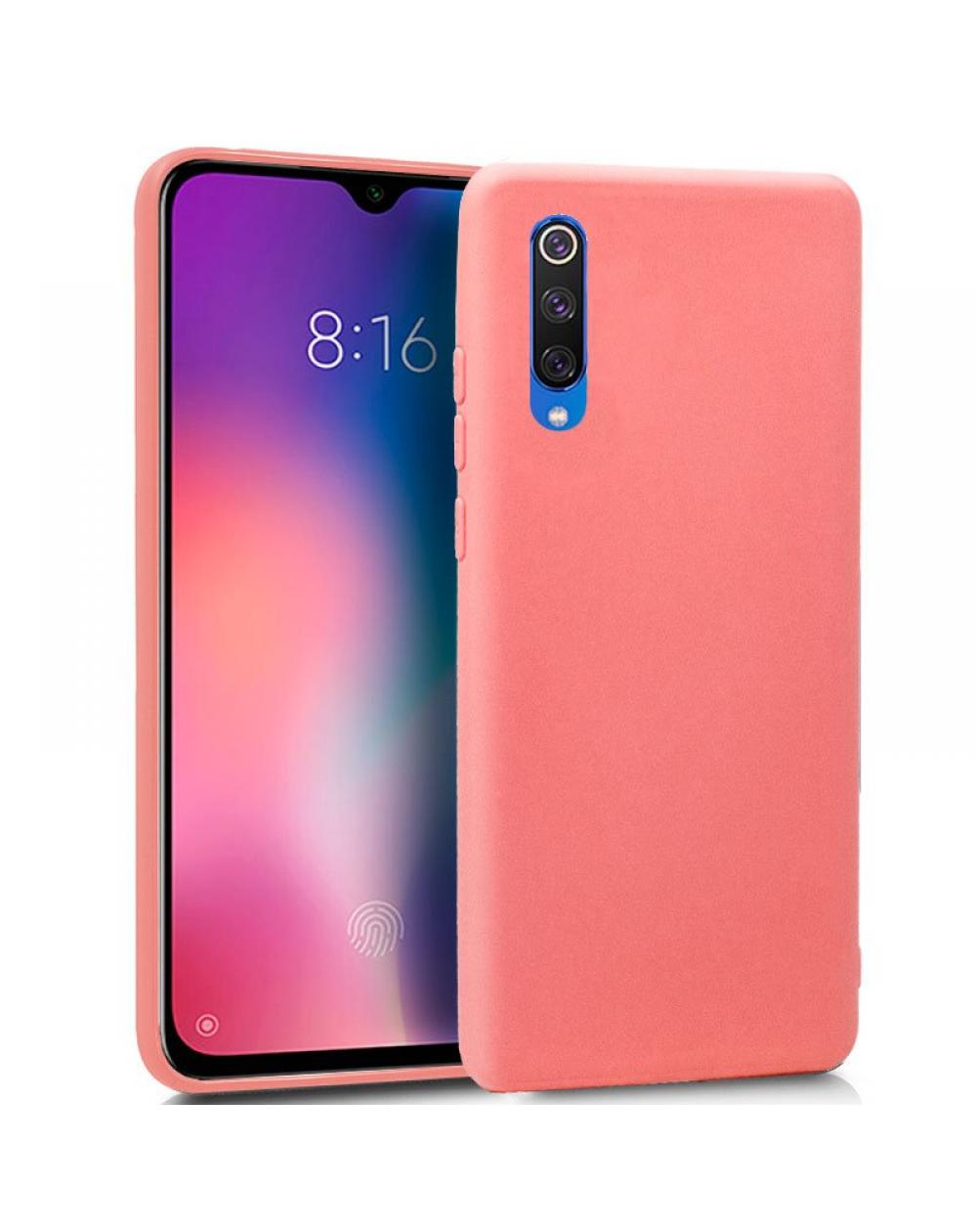 Funda COOL Silicona para Xiaomi Mi 9 SE (Rosa) - Imagen 1