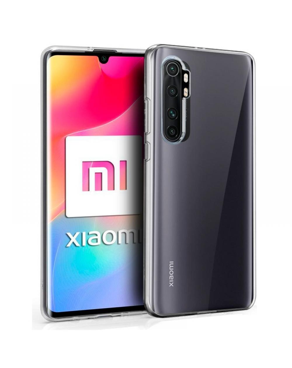 Funda COOL Silicona para Xiaomi Mi Note 10 Lite (Transparente) - Imagen 1