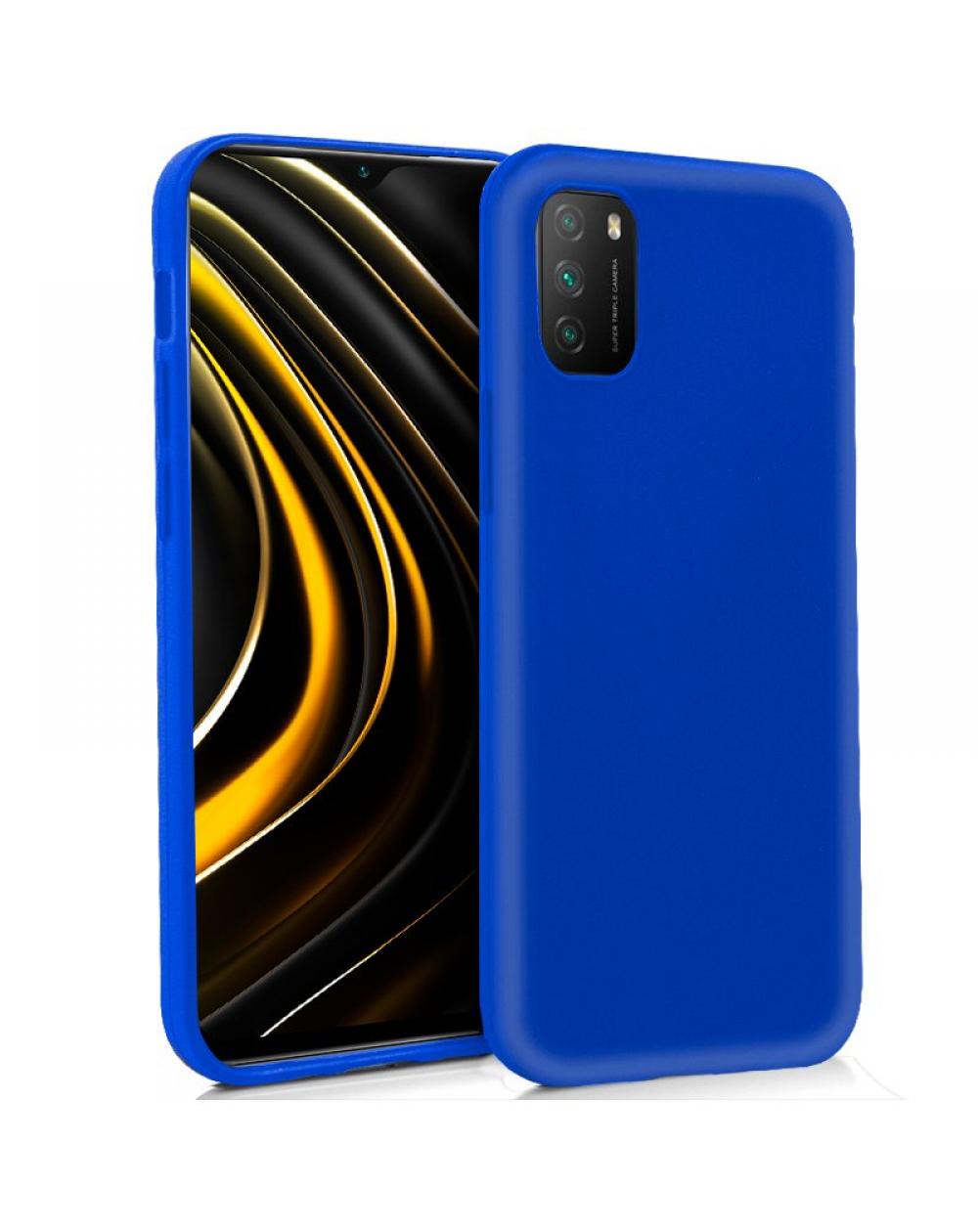 Funda COOL Silicona para Xiaomi Pocophone M3 / Redmi 9T (Azul) - Imagen 1