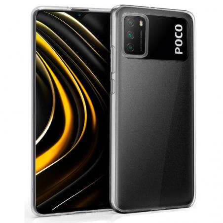 Funda COOL Silicona para Xiaomi Pocophone M3 / Redmi 9T (Transparente) - Imagen 1