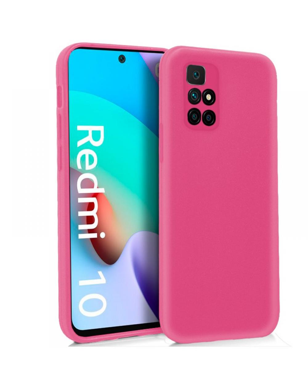 Funda COOL Silicona para Xiaomi Redmi 10 (Rosa) - Imagen 1