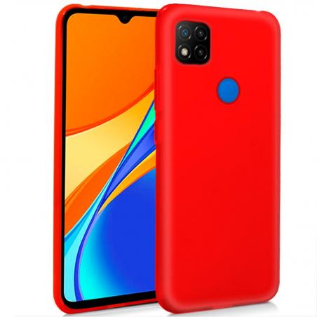 Funda COOL Silicona para Xiaomi Redmi 9C (Rojo) - Imagen 1