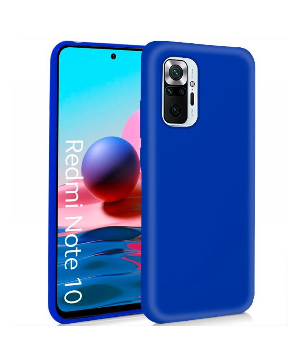 Funda COOL Silicona para Xiaomi Redmi Note 10 / Note 10s (Azul) - Imagen 1