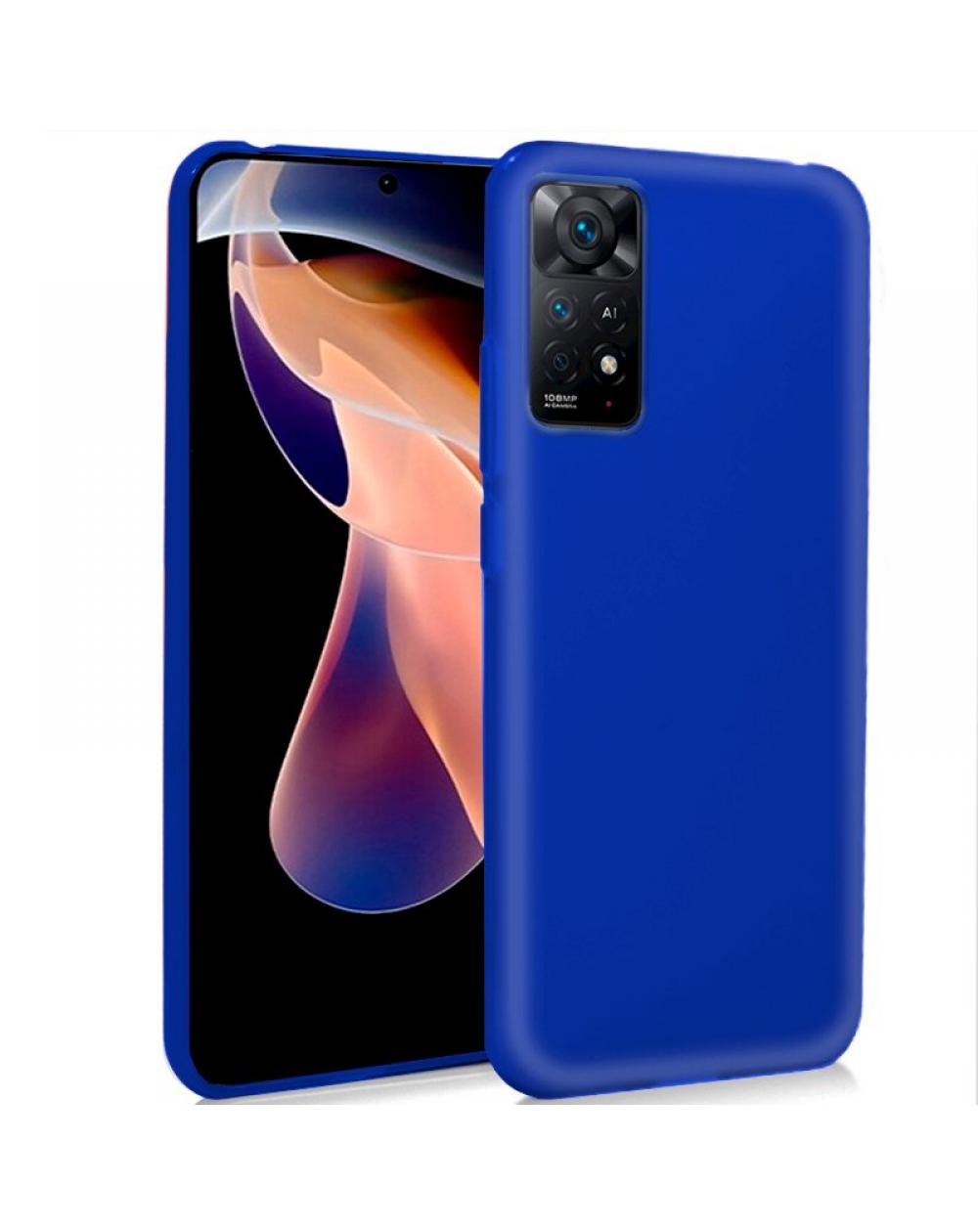 Funda COOL Silicona para Xiaomi Redmi Note 11 Pro / Note 11 Pro 5G (Azul) - Imagen 1