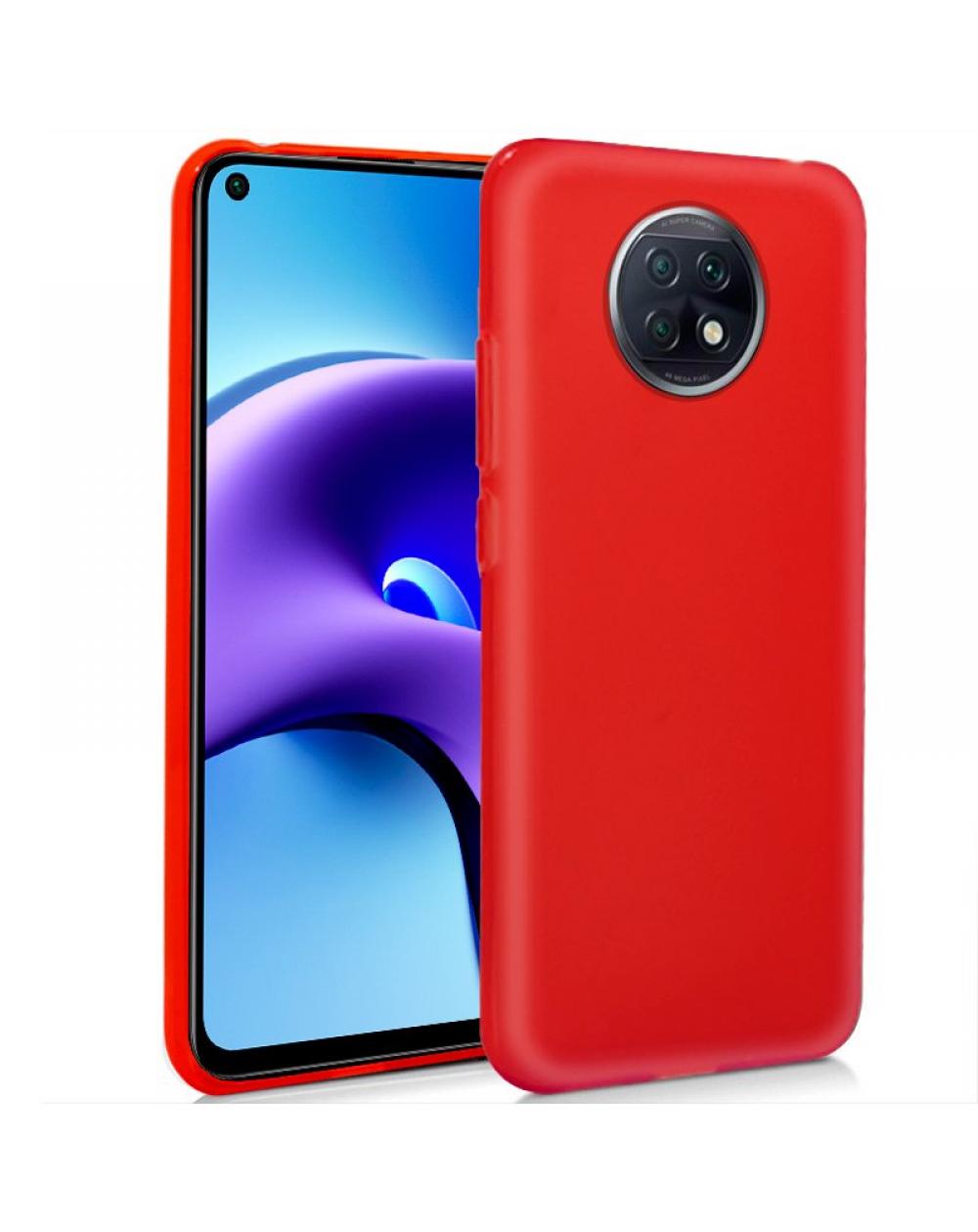 Funda COOL Silicona para Xiaomi Redmi Note 9T (Rojo) - Imagen 1