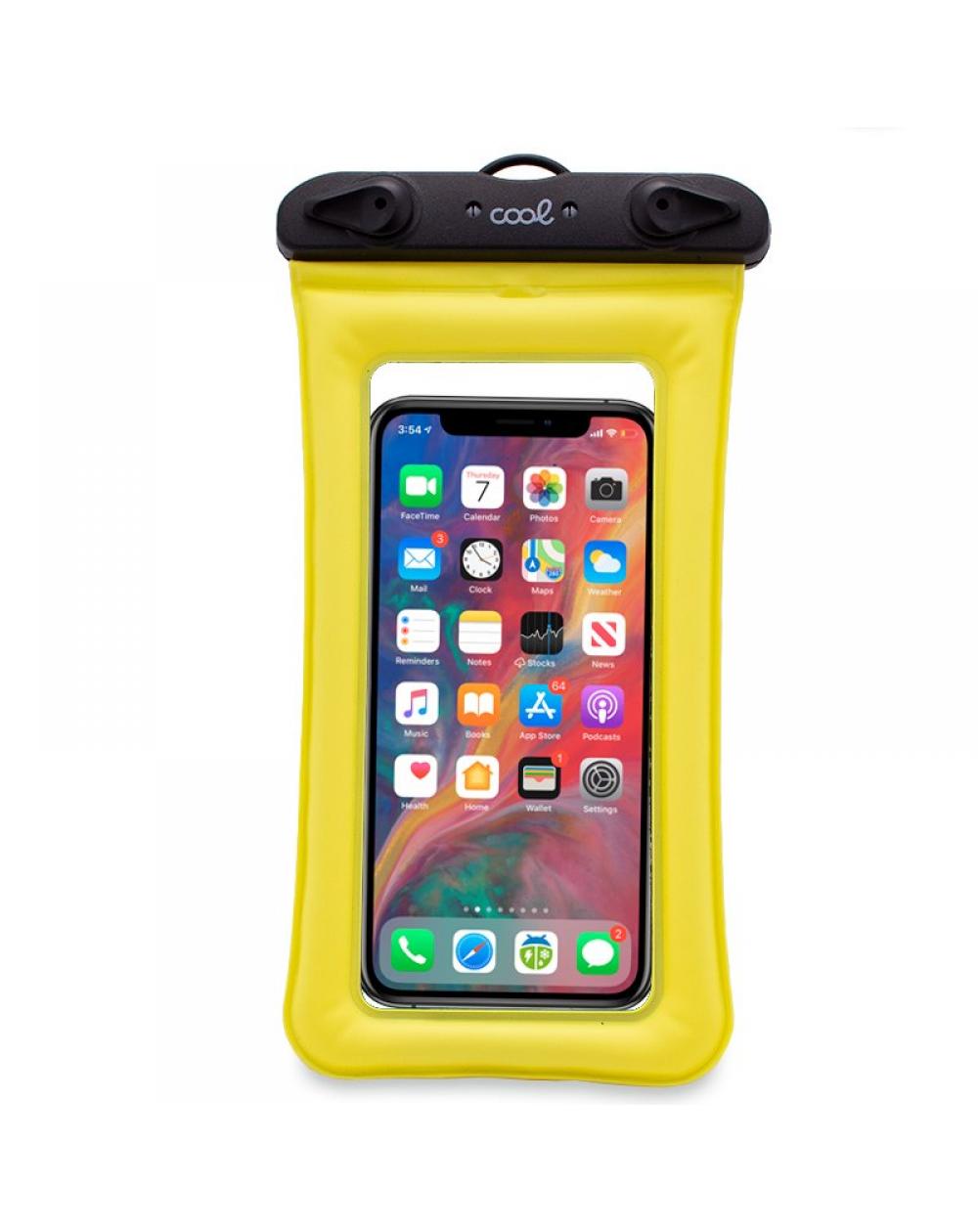 Funda Impermeable Universal Waterproof Amarillo - Imagen 1