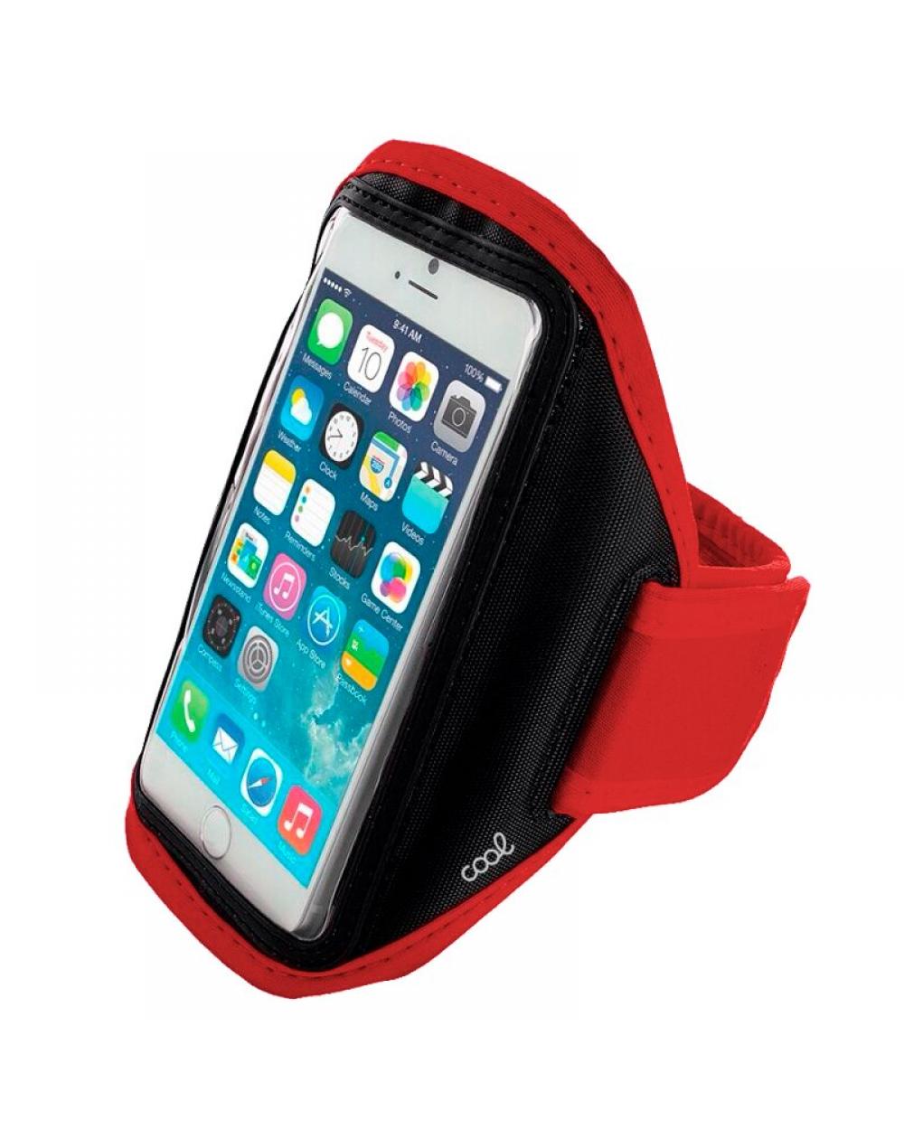 Funda Neopreno COOL Sports Universal (5.5 - 6 pulg) Rojo - Imagen 1