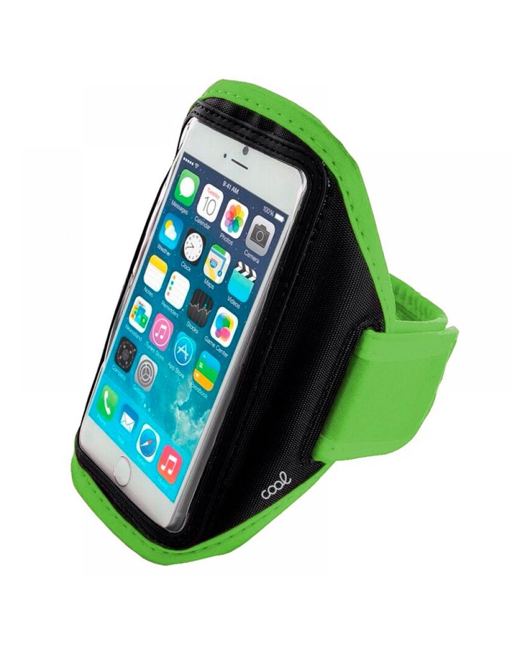 Funda Neopreno COOL Sports Universal (6 - 6.7 pulg) Verde - Imagen 1