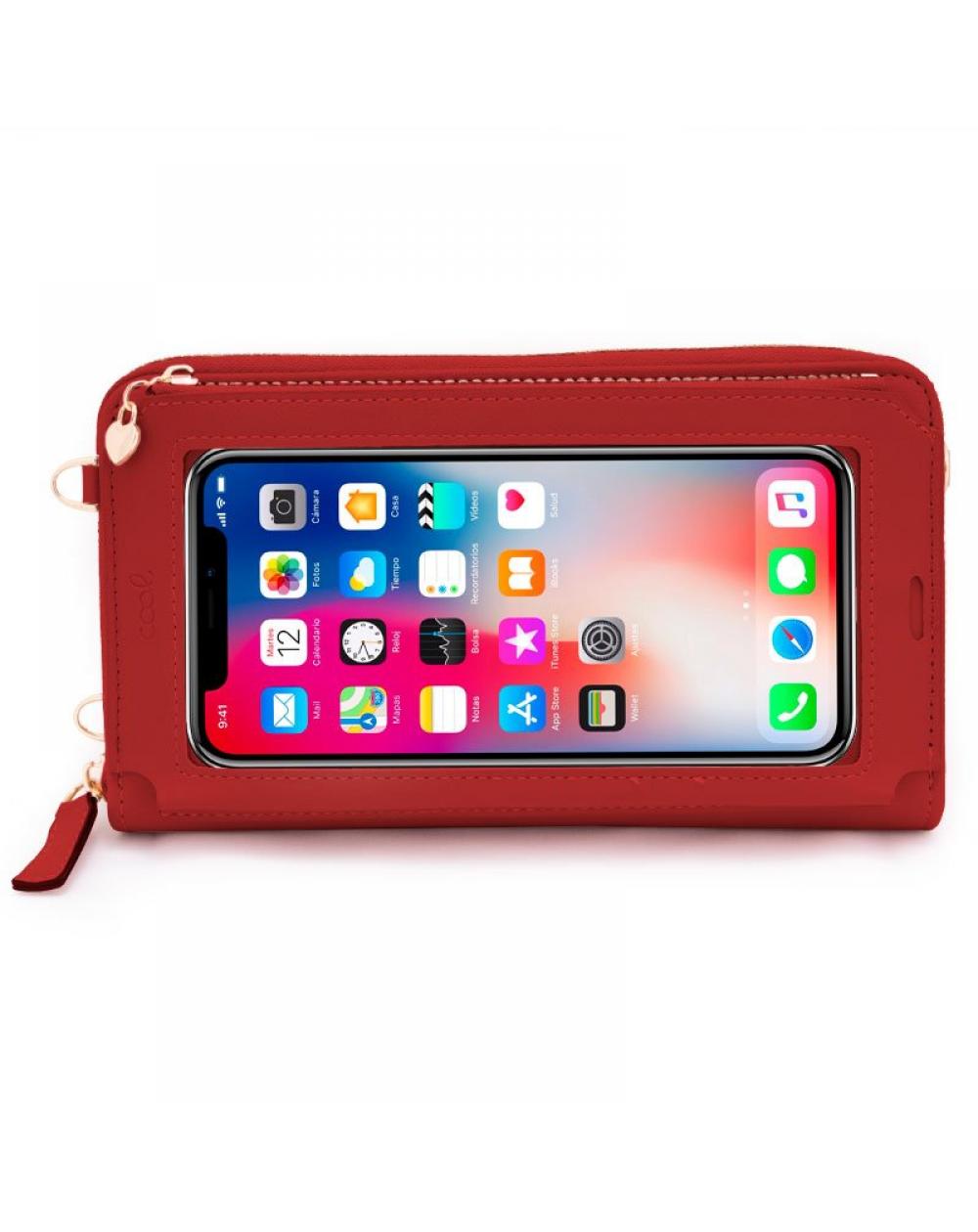 Funda Universal Bag Horizontal Hasta 6.7 pulg COOL Granate - Imagen 1