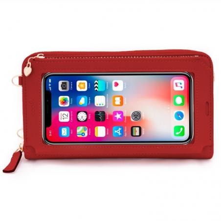 Funda Universal Bag Horizontal Hasta 6.7 pulg COOL Granate - Imagen 1