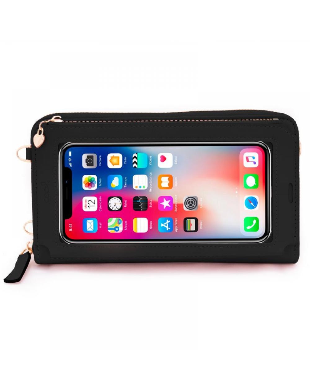 Funda Universal Bag Horizontal Hasta 6.7 pulg COOL Negro - Imagen 1