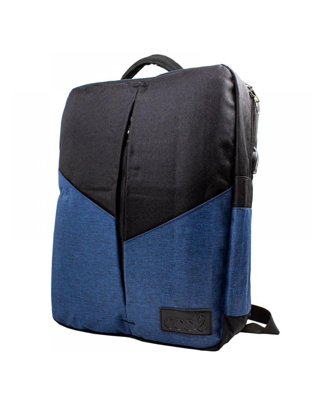 Mochila Ordenador Portátil 15-16 Pulg COOL Portland Negro-Azul - Imagen 1